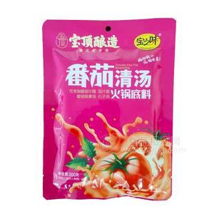 寶之味 番茄清湯火鍋底料 調(diào)味品200g