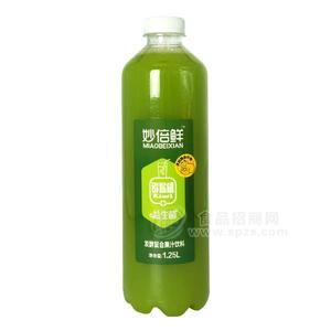 妙倍鲜 猕猴桃汁饮料 益生菌饮品 发酵复合果汁饮料招商1.25L