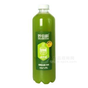 妙倍鮮 獼猴桃汁飲料 益生菌飲品 發(fā)酵復(fù)合果汁飲料招商1.25L