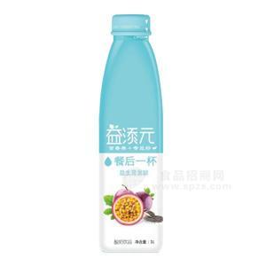 益添百香果 奇亞籽 酸奶飲品1L