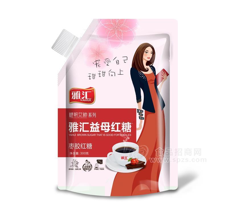 雅汇红糖雅汇黑糖益母红糖吸嘴装300g 