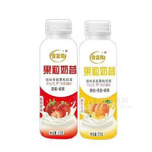 合益優(yōu) 燕麥椰果 果粒奶昔 酸奶飲品招商廠家直銷(xiāo)310g