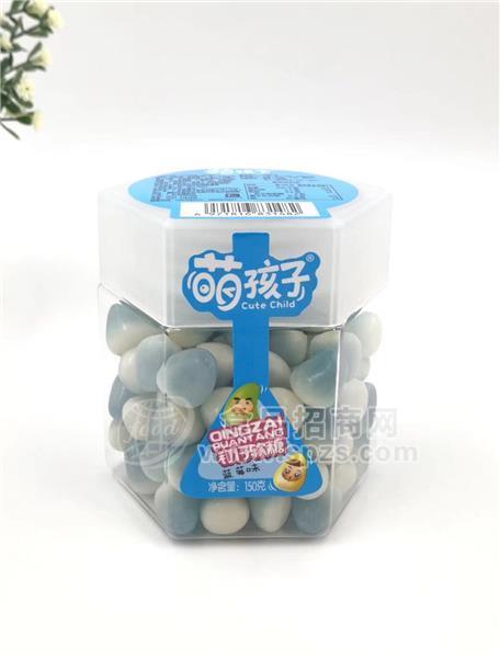 萌孩子钉仔软糖蓝莓味