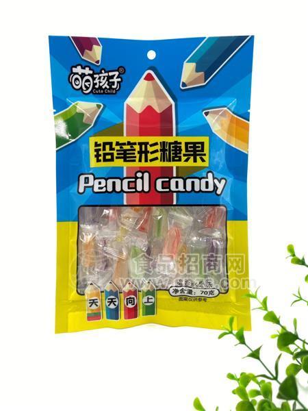 萌孩子铅笔形糖果