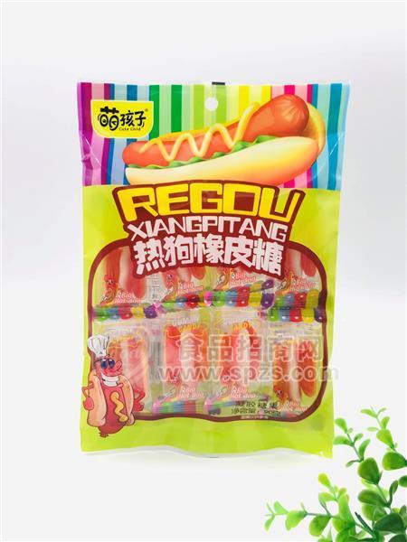 萌孩子热狗橡皮糖凝胶糖果
