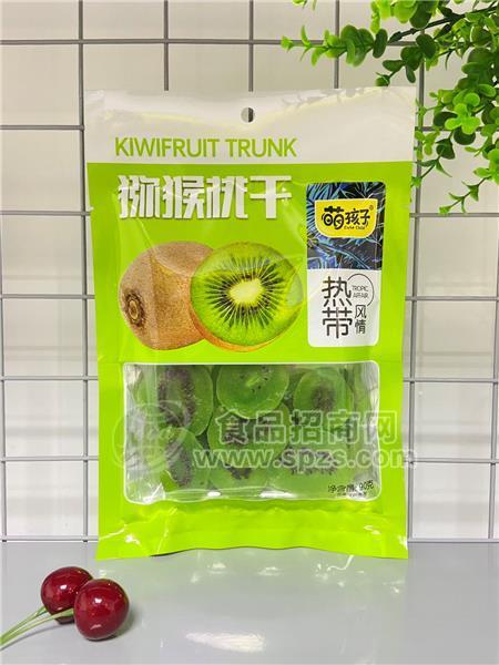 萌孩子猕猴桃干水果干休闲零食