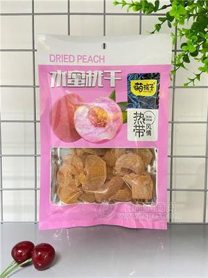 萌孩子水蜜桃干水果干休閑零食