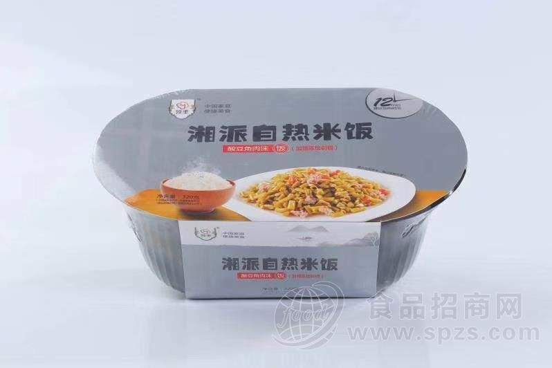 领美湘派自热米饭酸豆角肉沫饭