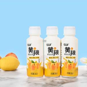 甄歡暢 黃桃果粒奶昔飲料招商 果昔飲料招商 黃桃+果粒+燕麥310ml