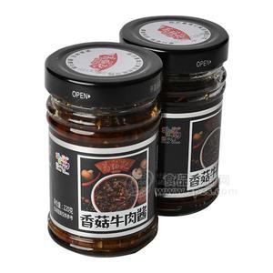 葛福記香菇牛肉醬調(diào)味醬220g 辣醬 拌飯醬