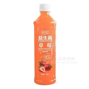 山果時(shí)代 益生菌草莓 果味飲料 500ml