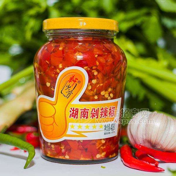 ·轩少爷湖南剁辣椒厂家直销招商代理408g 