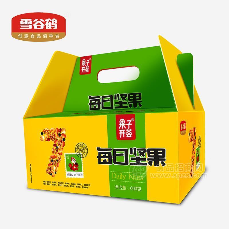 雪谷鶴 每日?qǐng)?jiān)果 干果 休閑食品隆重招商600g