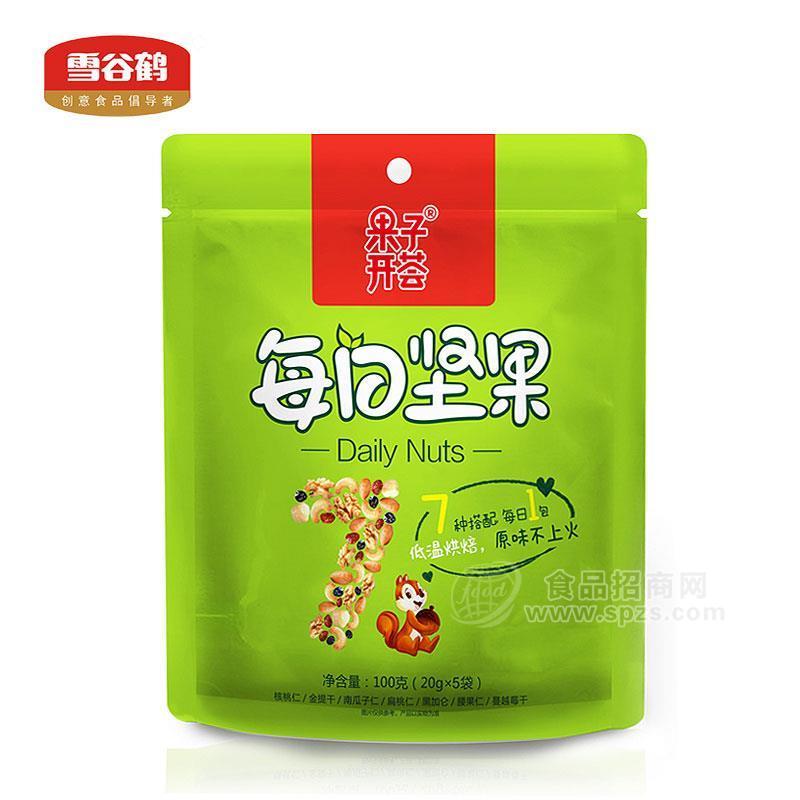 果子開薈 每日堅果 休閑食品招商 干果100g