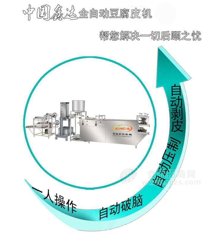 山東濟南豆腐皮機 家用豆腐皮機圖片大全設備占地面積小可上門安裝