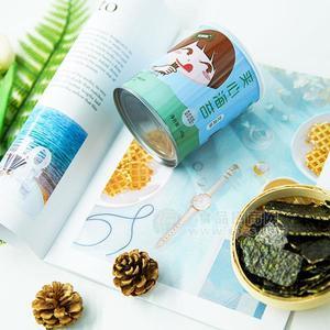 任味佳芝麻味罐装夹心海苔休闲食品招商40g