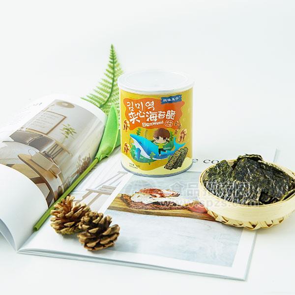脆嘻王子 核桃口味罐装夹心海苔 脆休闲食品招商40g