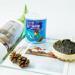 脆嘻王子 芝麻口味罐裝夾心海苔 脆休閑食品招商40g