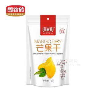 雪谷鹤 芒果干 休闲食品隆重招商118g