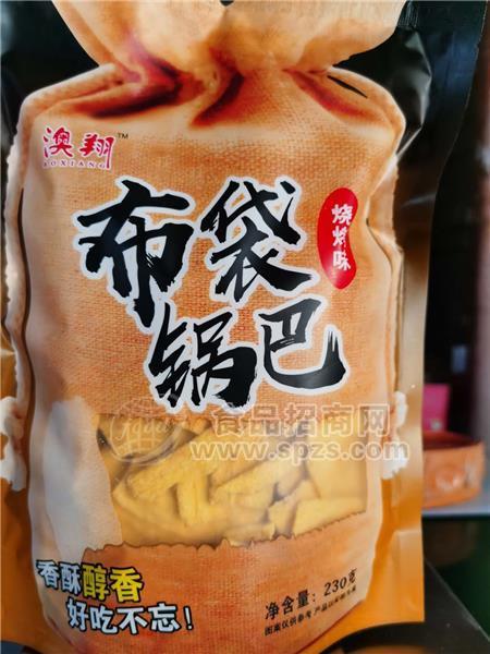 ·布袋锅巴   烧烤味  230g 