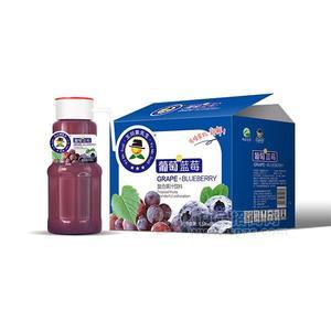 玉川果先生塑料盖葡萄蓝莓复合整箱招商1.5Lx6瓶
