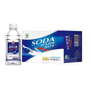 尚品玉川無汽蘇打水飲料整箱招商350ml×24瓶