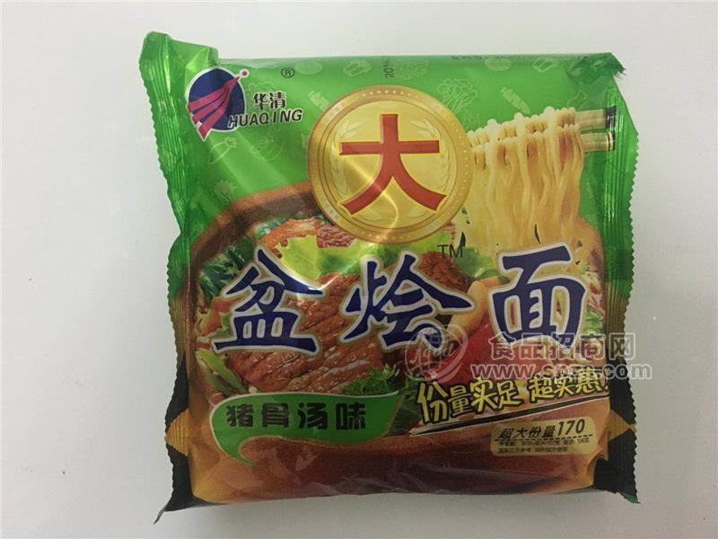 華清 盆燴面 方便面  豬骨湯味170g