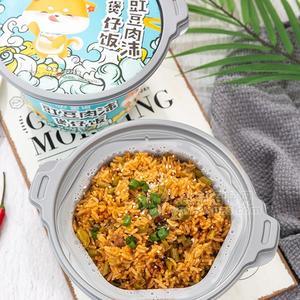 雷洽 豇豆肉沫煲仔饭 自热米饭 方便食品 招商