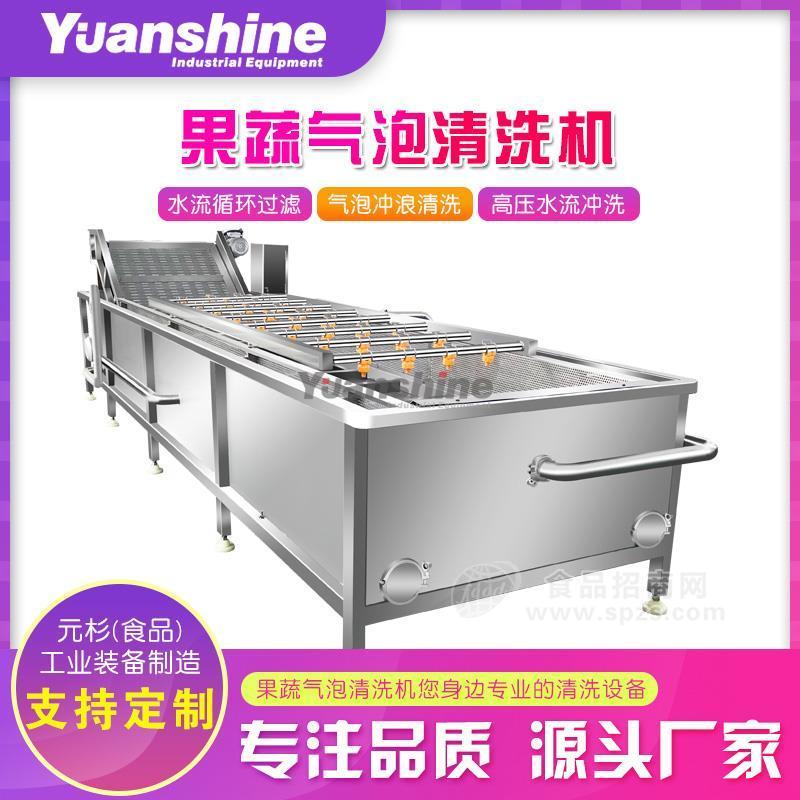 元杉工业装备果蔬清洗机 辣椒韭菜清洗机 西红柿千禧果清洗机