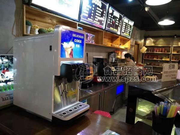 4閥碳酸飲料可樂機漢堡店專用可樂機可樂糖漿總經銷