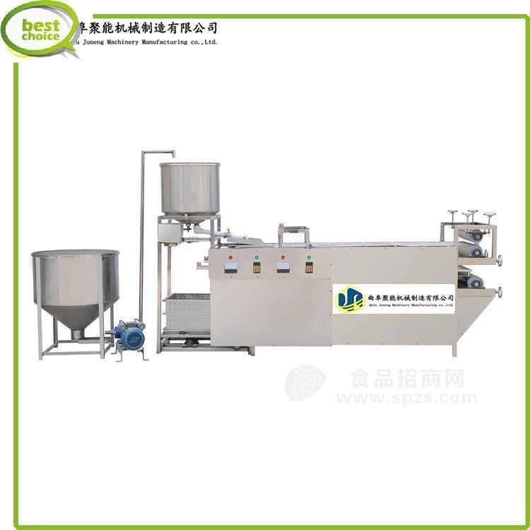 仿手工豆腐皮机械厂家聚能食品机械小型豆腐皮机价格