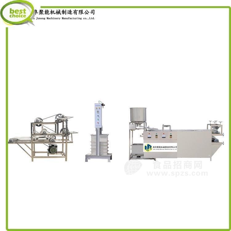 豆腐皮切絲機視頻聚能食品機械臨沂豆腐皮機器