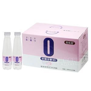 簡(jiǎn)樂(lè)派 蜜桃味蘇打水飲料招商500mlx24瓶