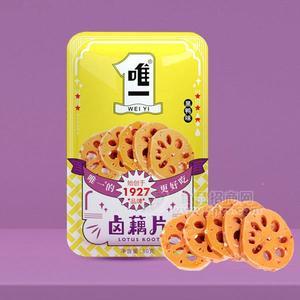 唯一 卤藕片黑鸭味休闲零食小菜 零食菜招商30gx12盒x20包