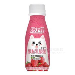 樂小樣 草莓味果粒乳酸菌飲品 310ml