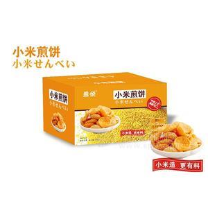 盈悦 小米煎饼 膨化食品招商 箱装