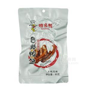 啃多鴨 黑鴨風(fēng)味香辣鴨翅  休閑食品 80g