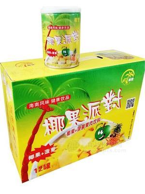 果肉飲料 果汁飲料 椰果派對 255g 12罐