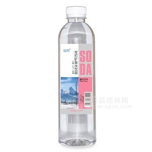 燦有 蜜桃味蘇打礦泉水飲品 飲用水500ml 瓶裝蘇打水 蜜桃蘇打水