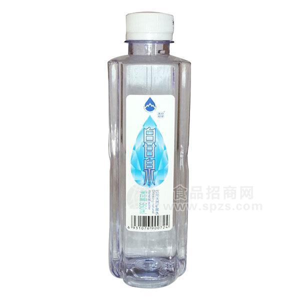 白甘泉 飲用礦泉水350ml 天然礦泉水招商  瓶裝水