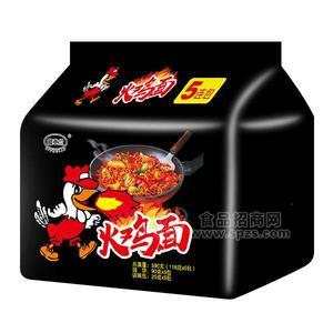 鑫木兰 火鸡面 5连包 方便面 方便食品招商118gx5包
