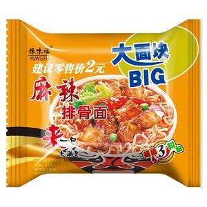 豫味福 麻辣排骨面 油炸型方便面 方便食品招商112g