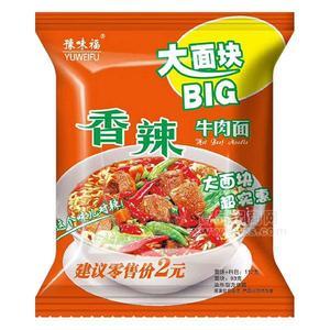 豫味福 香辣牛肉面 方便面 方便食品招商112g