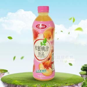 亿家美缘 水蜜桃汁饮品 果味饮料招商500ml