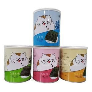 海味郎罐装 海苔夹心脆  芝麻味  休闲食品招商40g