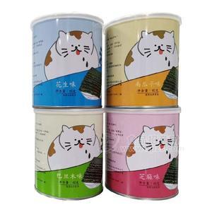 海味郎罐装  海苔夹心脆  南瓜子味 休闲食品招商40g