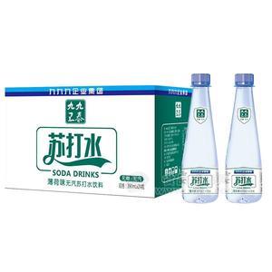 九九衛(wèi)泰 薄荷味無汽無糖蘇打水飲料 390mlx24瓶