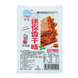 濤濤 迷你香干味 調味面制品 辣條 休閑食品 小零食 20g