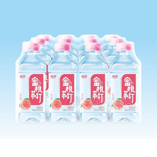 ·淼邻 蜜桃味苏打水350mlx12瓶 