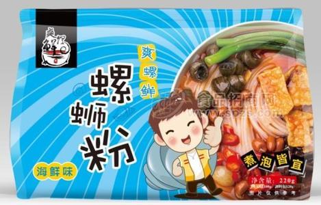 爽螺鲜螺蛳粉   220g海鲜味  商场渠道 +流通渠道 1x12